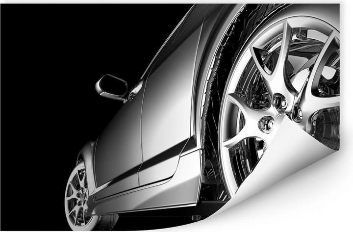 Actual product image Trenddeko Rolling in Chrome (30 x 20 cm)