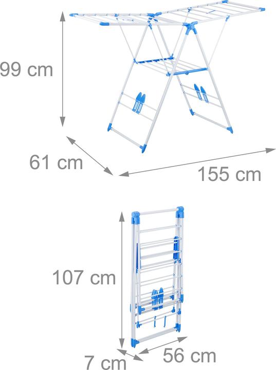 Actual product image Relaxdays Drying rack