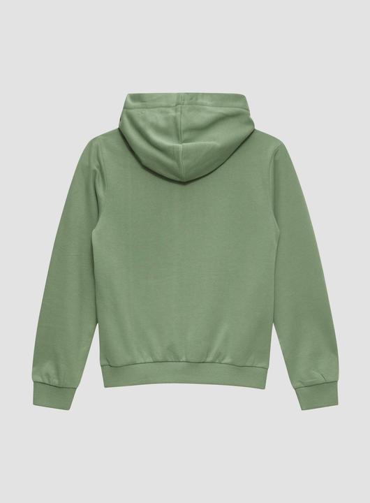 Produktbild s.Oliver Sweatshirt Kapuzen-Sweatshirt mit Mesh-Futter (M)