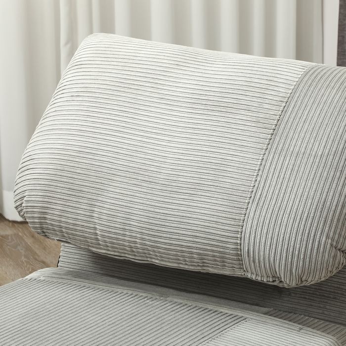 Produktbild Swisshandel24 2-in-1 Schlafsofa Schlafsessel Klappmatratze Gästebett Klappbett Grau