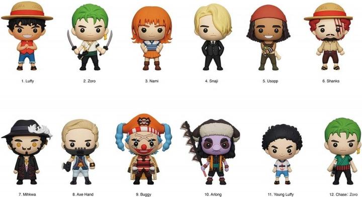 Image du produit Monogram Int. One Piece 3D PVC-Taschenanhänger Netflix Series 1 Display (24)