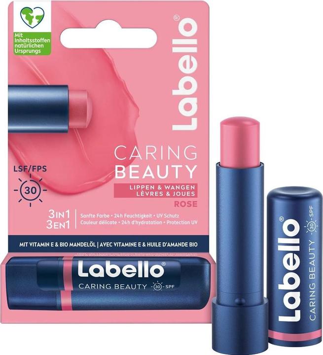 Immagine prodotto LABELLO Caring Beauty Rose Stick 4.8 g (Stick per la cura delle labbra, 204.40 ml)