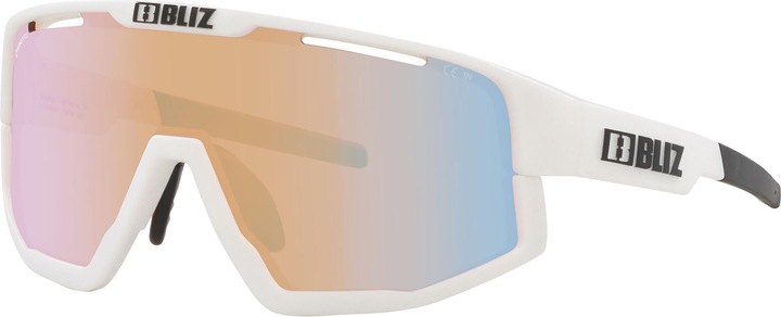 Actual product image Bliz Fusion Small Nano Optics Nordic (white-coral-orange, CAT.1-3, white-coral-orange)