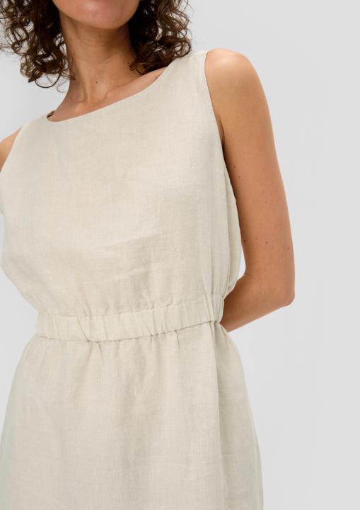 Produktbild S.Oliver Kleid Ärmelloses Leinenkleid mit Elastikbund (46)