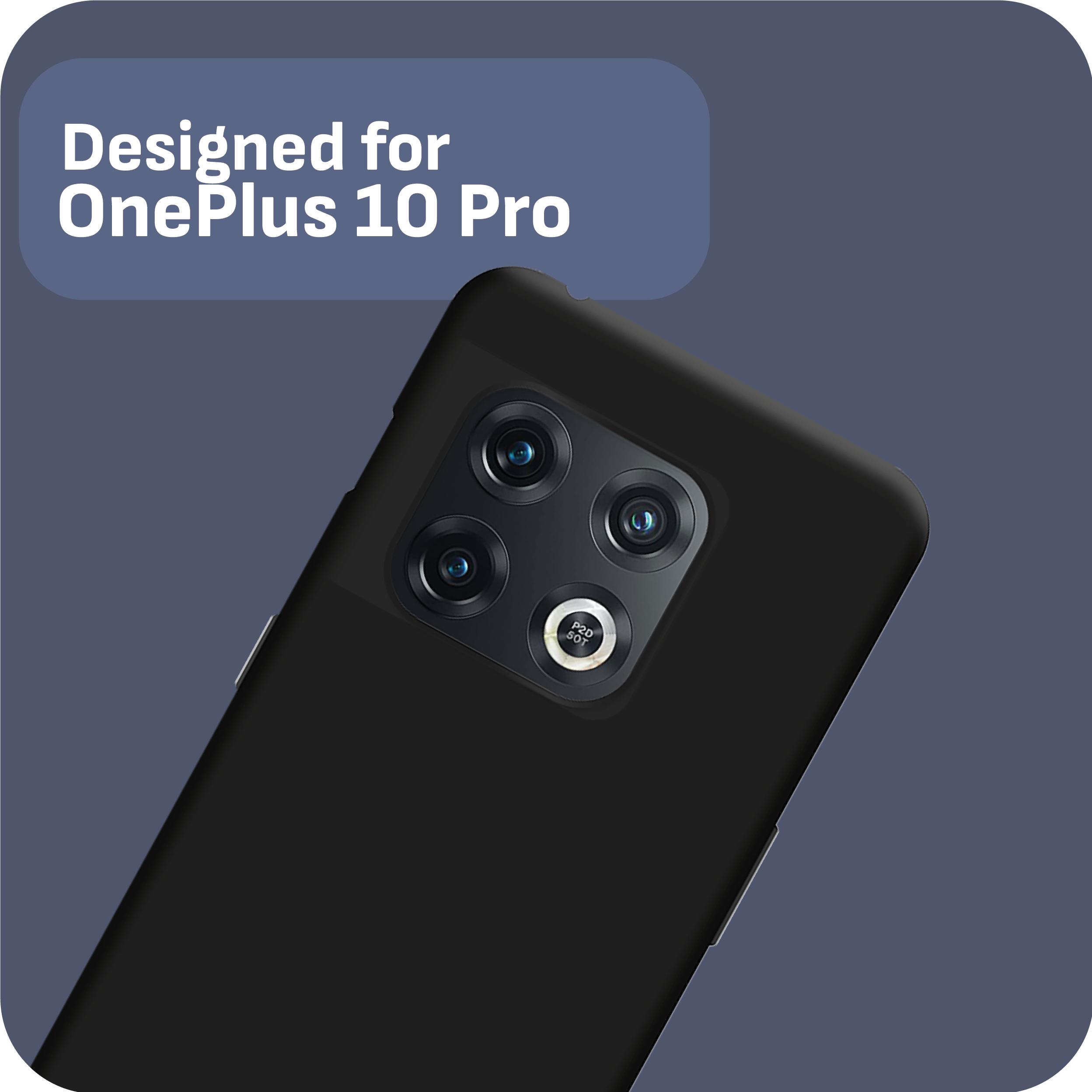 Thumbnail - Cazy Silikon Hülle Kompatibel mit OnePlus 10 Pro - Soft TPU Schutz - (OnePlus 10 Pro), Smartphone Hülle, Schwarz