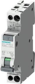 Actual product image Siemens RCD compact 1P+N 6kA Type