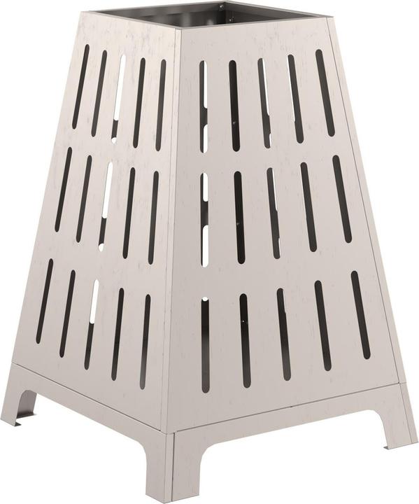 Produktbild vidaXL Feuerschale Quadrat 50x50x70 cm Wetterstahl (50 cm)