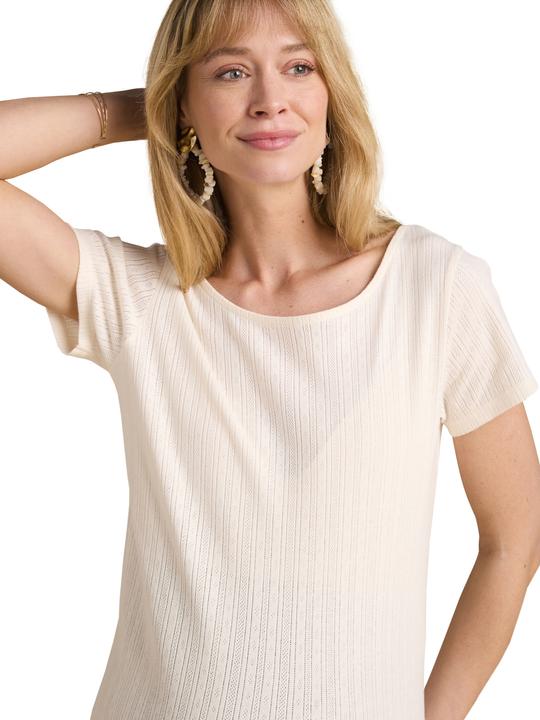 Produktbild Envie de Fraise Bio-Kollektion: Umstands-Shirt aus Pointelle-Jersey mit Rückenausschnitt (42)