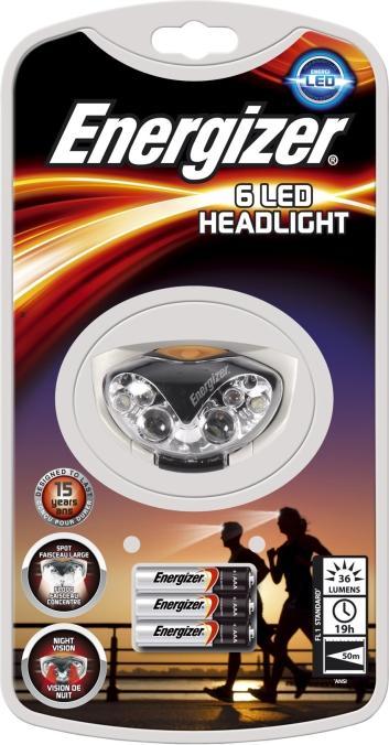 Actual product image Energizer Advanced Headlight X6 LED (24 lm)