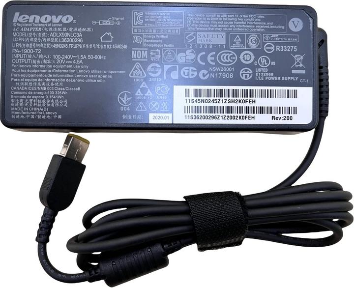Image du produit Lenovo FRU01FR024 Adaptateur CA (65 W)