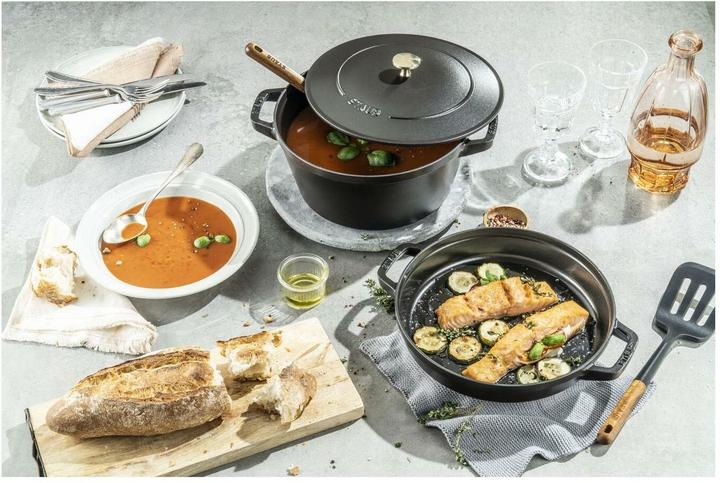 Produktbild Staub Cocotte (24 cm, Bräter + Schmortopf, Gusseisen)