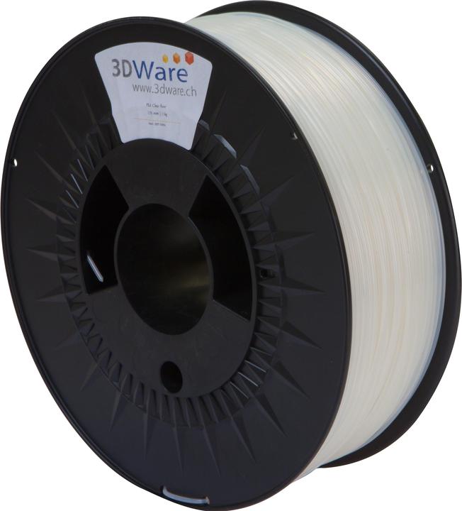 Actual product image Dutch Filaments Filament (PLA, 1.75 mm, 1000 g, Transparent, White)