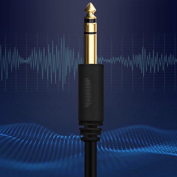 Image du produit Avizar Adaptateur/diviseur jack 6,35 mm / double jack 6,35 mm femelle (éclats)