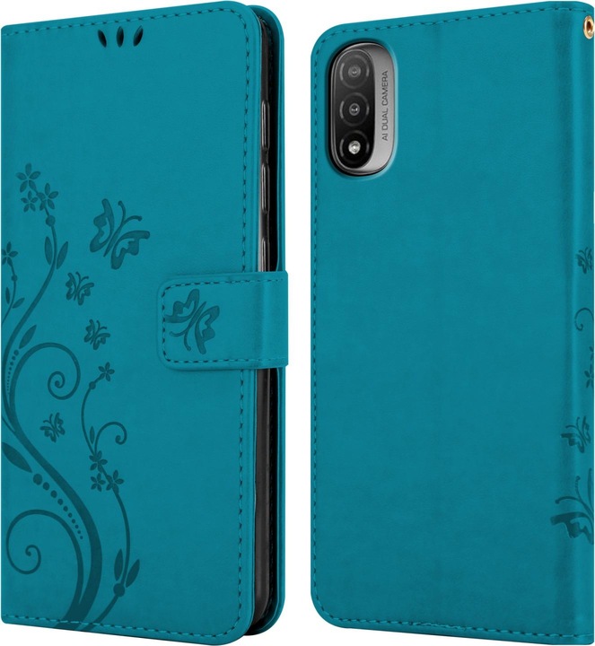 Actual product image Cadorabo Flower Book cover (Motorola E30, Motorola Moto E20, Motorola Moto E40)
