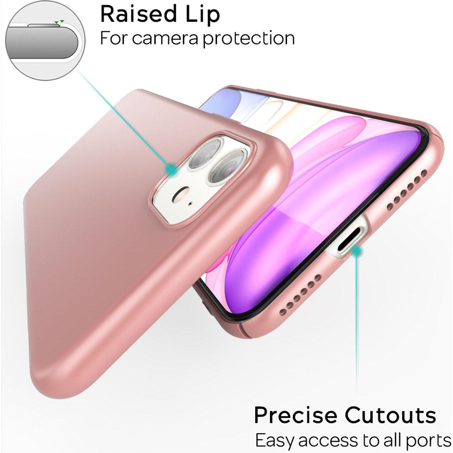 Thumbnail - Nalia Handy Hülle (Apple iPhone 11), Smartphone Hülle, Rosa