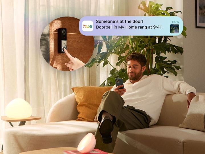 Actual product image Philips Hue Secure + Chime (Wireless)