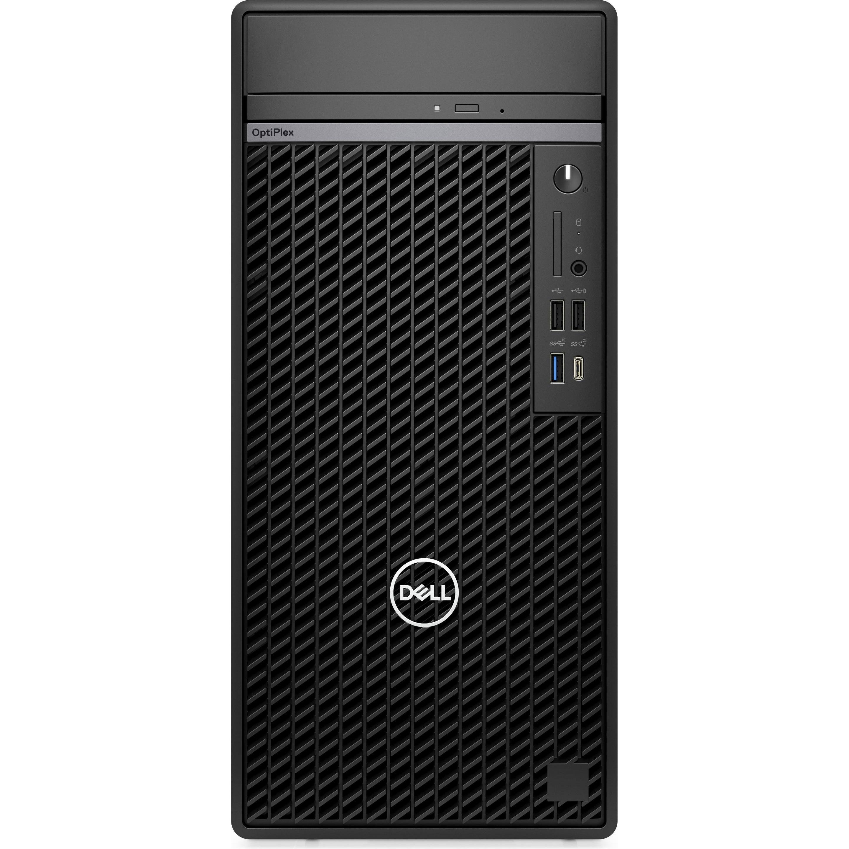 Dell OptiPlex 7010 Plus MT (Intel i5-13500T, 8 GB, 512 GB, UHD Graphics 770), PC, Schwarz