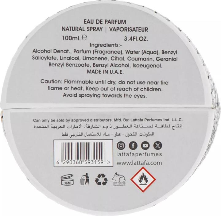Immagine prodotto Lattafa Musamam White (Eau de parfum, 100 ml)
