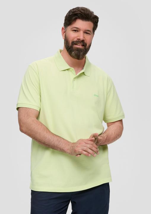 Image du produit S.Oliver Polo-Shirt Poloshirt mit kleinem Label-Print (3XL)