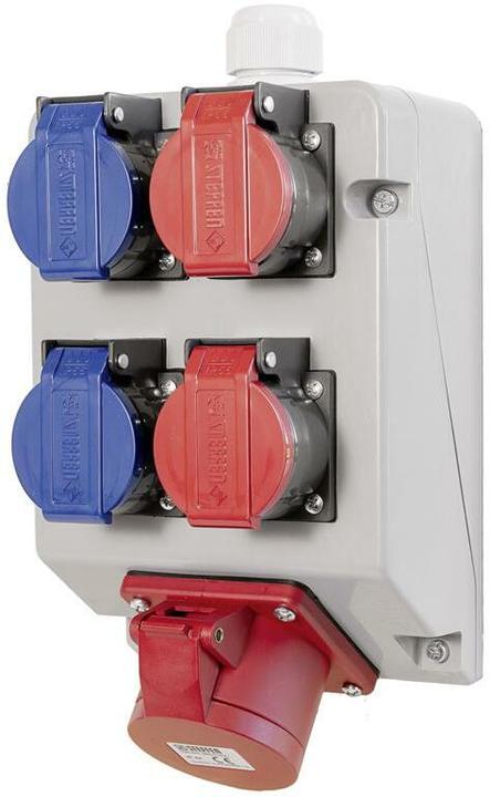 Steffen Répartiteur de prises (5x, CEE 16/5, CEE 32/5, Type 23, Type 25)