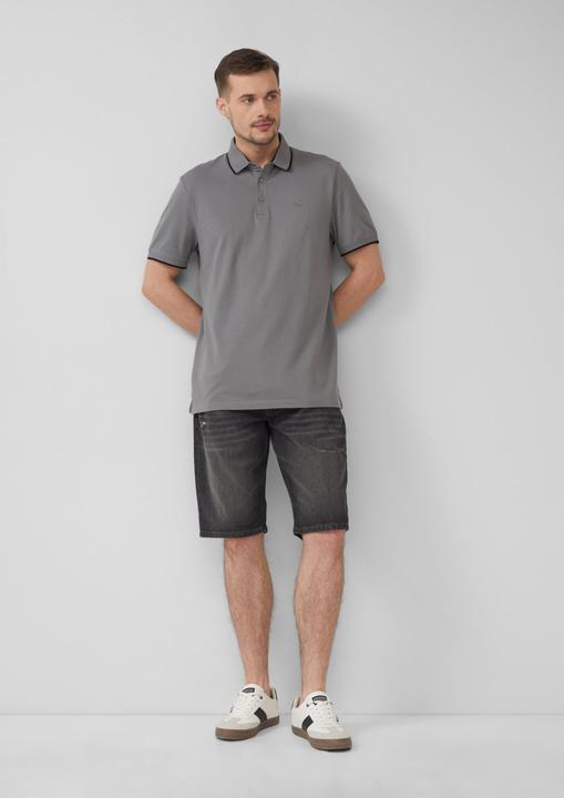 Image du produit S.Oliver Polo-Shirt Sportives Piqué-Poloshirt mit Kontrast-Details (S)