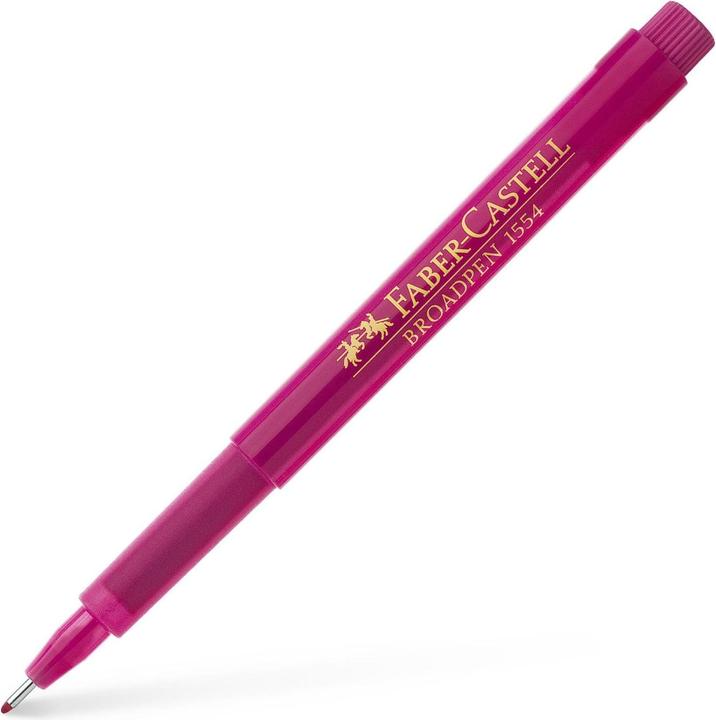 Actual product image Faber-Castell Fineliner BROADPEN 1554 (Pink, 1 x)