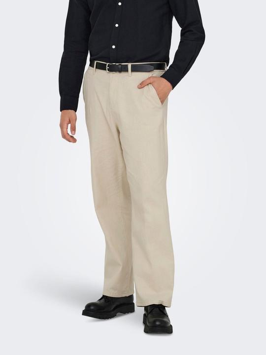 Produktbild Only & Sons Onsbob Loose Cot Lin 0007 Pant Noos (W34/L32)