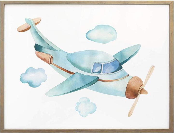 Produktbild Trenddeko Kvilis - Das Flugzeug (30 x 24 cm)