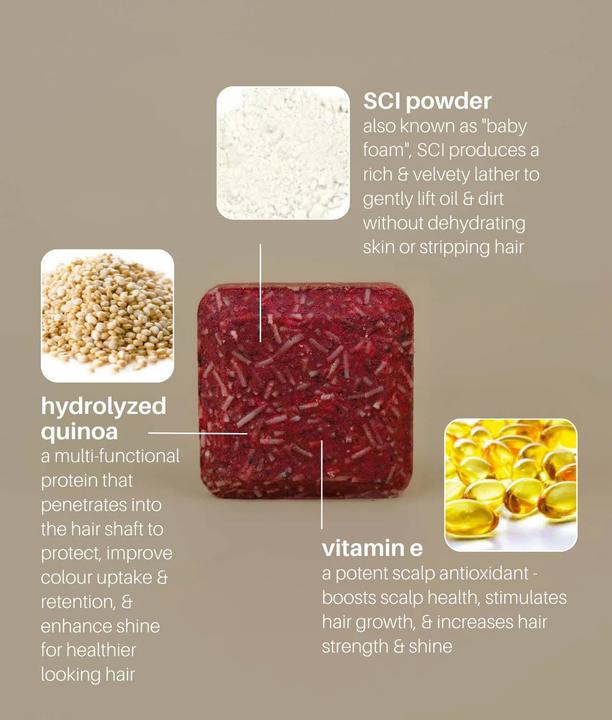 Actual product image Green Room Suds Colour Correction Red (Solid shampoo)