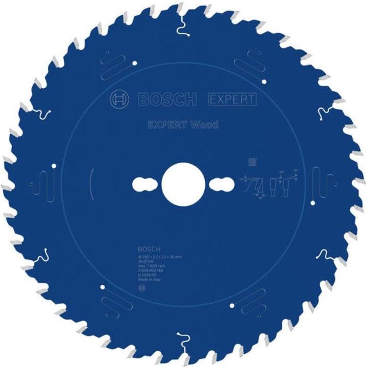 Bosch Professional EXPERT Wood Kreissägeblatt, 250x3,2x30 mm, T40