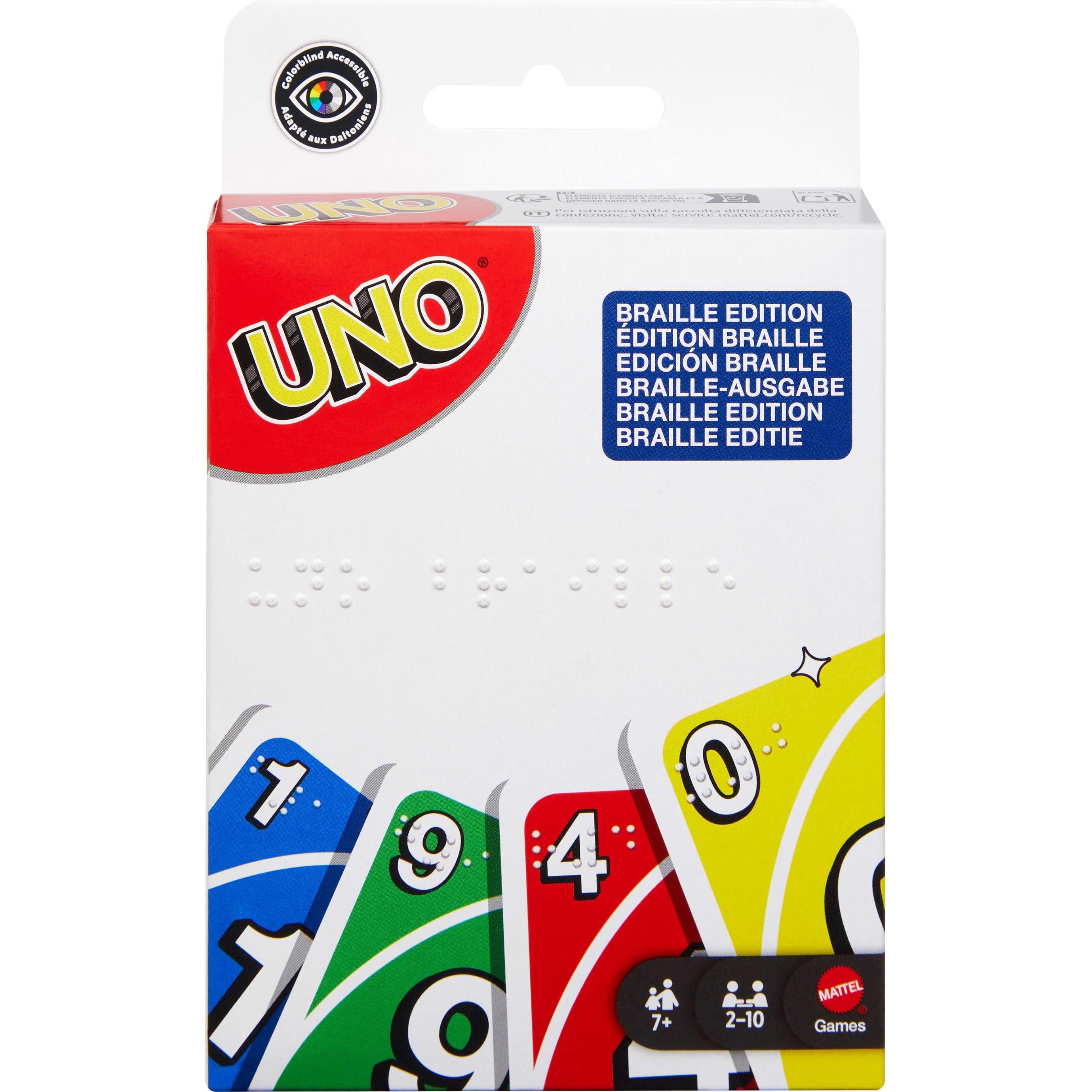 0 UNO Braille (Multilingual, 2 - 10 Spieler) (JMK87)