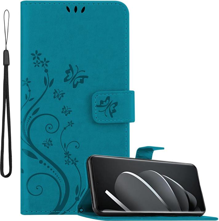 Cadorabo Hülle für Xiaomi RedMi Note 14 Pro 5G mit Blumen Muster (Xiaomi Redmi Note 14 Pro 5G)