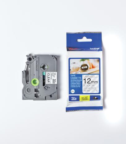 Produktbild Brother TZe-131 (1.20 cm, Schwarz, Transparent)