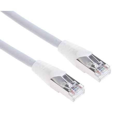 Rs Pro Patch cord Cat 6a S/FTP LSZH 10m Grey (S/FTP, CAT6a, 10 m), Netzwerkkabel
