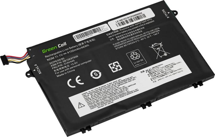 Actual product image GreenCell Laptop Battery for Lenovo ThinkPad E480 E485 E490 - 4100 mAh (4100 mAh)
