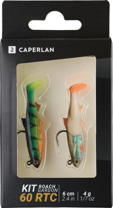 Immagine prodotto Caperlan Set di piume di gomma Roach RTC 60 (6 cm)