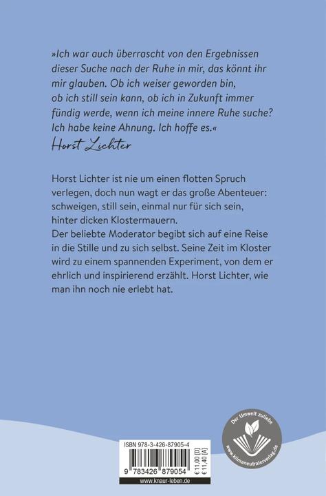 Produktbild Ich bin dann mal still (Deutsch, Horst Lichter, 2023)