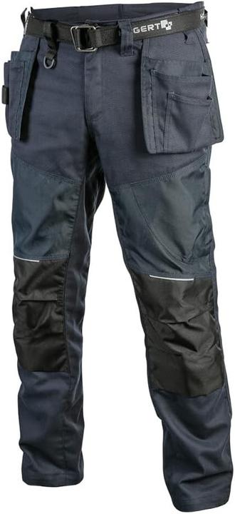 Högert Arbeitshose mit Werkzeugtaschen "Nekar" in Blau L (L)