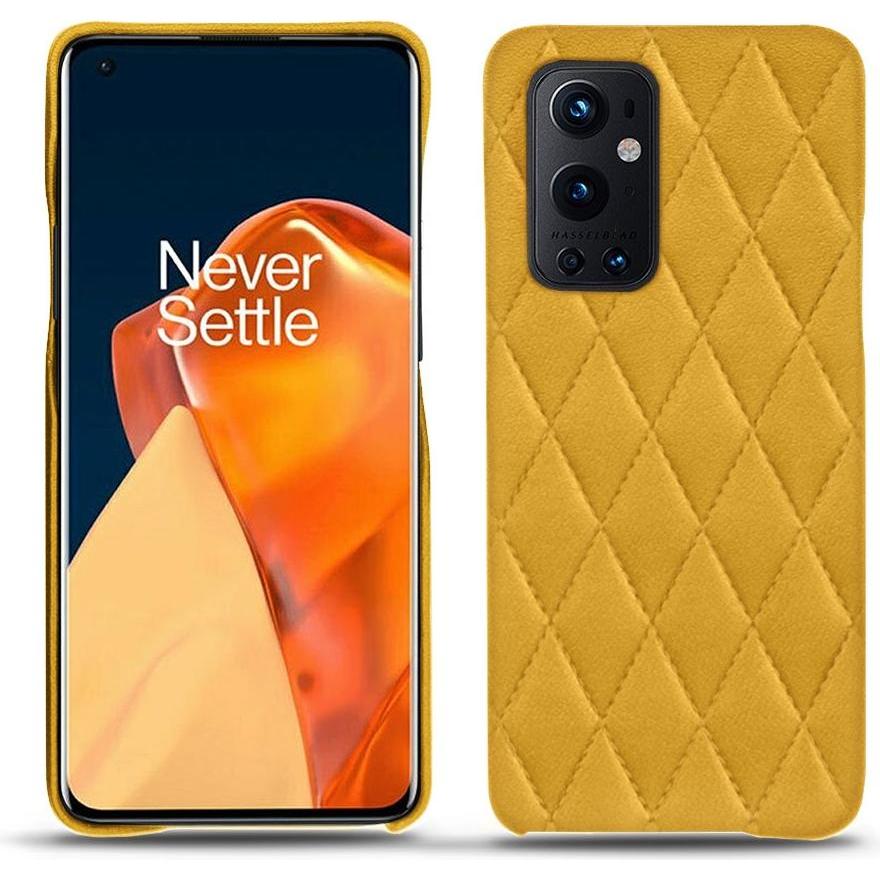Noreve Lederschutzhülle (OnePlus 9 Pro), Smartphone Hülle, Orange