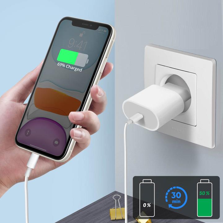 Produktbild Mayaxess iPhone-Kabel USB-C auf Lightning 1m (1 m, USB 3.0)