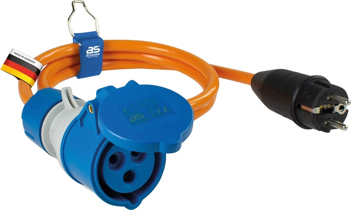 Actual product image As - Schwabe CEE adapter cable French standard type E (CEE 7/7, CEE)