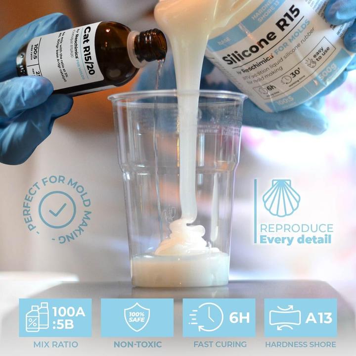 Image du produit Reschimica 5 kg de caoutchouc de silicone
