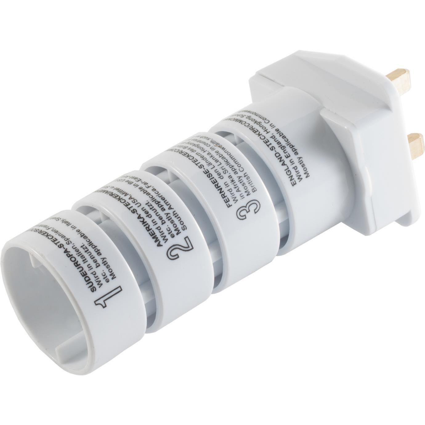 Shiverpeaks, Reiseadapter, S/CONN maximum connectivity Reisestecker-Universal Weltreise-Steckerset, 4 Teilig