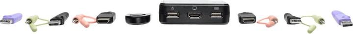 Produktbild Eaton 2-Port USB/HD Cable KVM Switch with Audio/Video Cables and USB Peripheral Sharing
