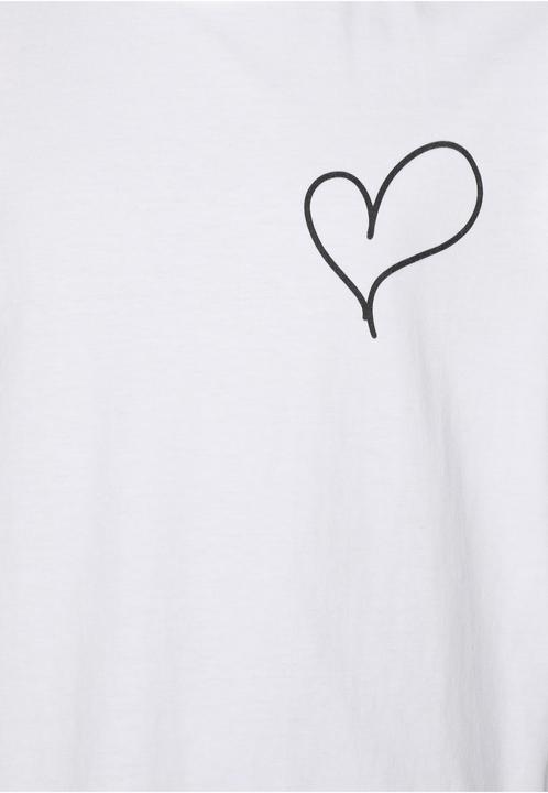 Produktbild Urban Classics Heart Tee white 134/140 (134, 140)