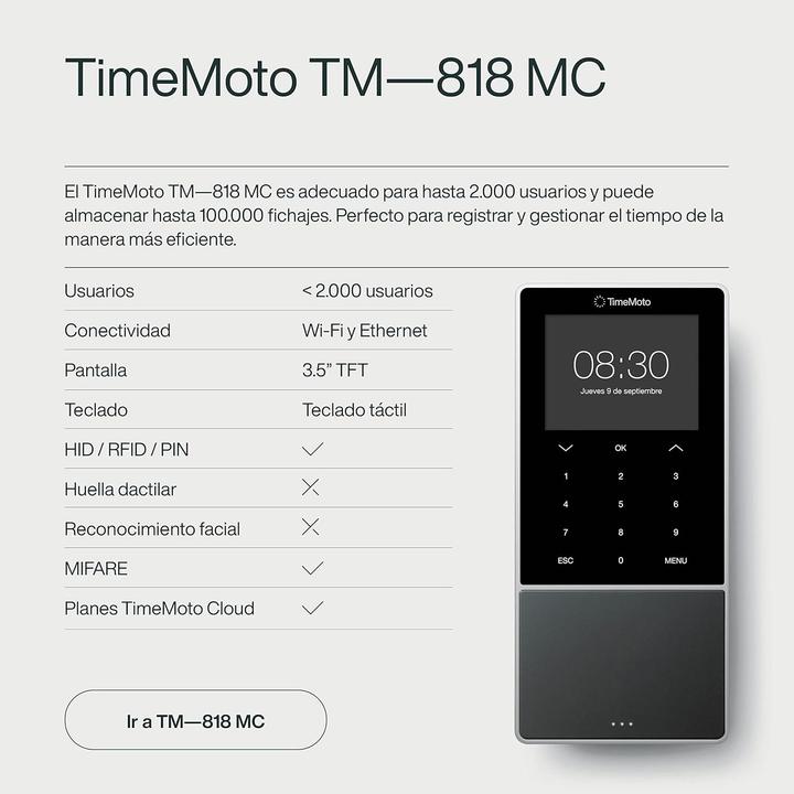 Produktbild Safescan TM-818 MC
