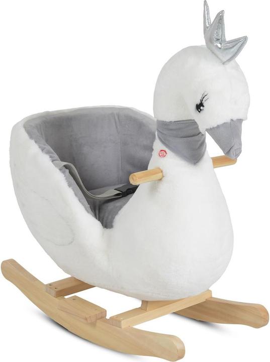 Produktbild Moni Schaukeltier Schwan aus Holz Musik