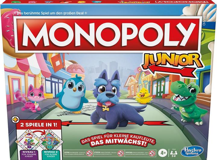 Immagine prodotto Monopoly Junior 2 giochi in 1 (Tedesco)