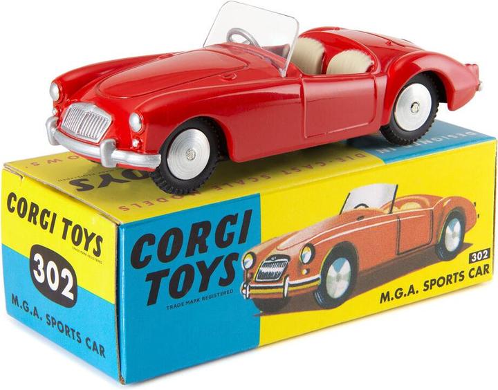 Actual product image Corgi 302 MGA Sports Car
