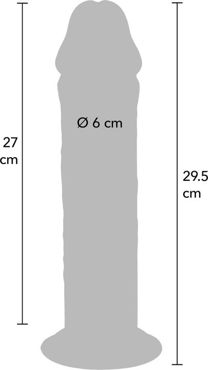 Image du produit ToyJoy Deluxe Dual Density Thick Dong TPE 29.5cm